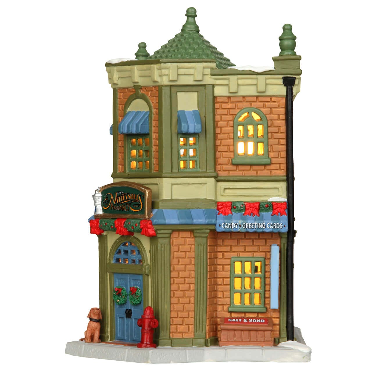 lemax-nathaniel-s-pharmacy-pharmacie-miniature-de-village image 3