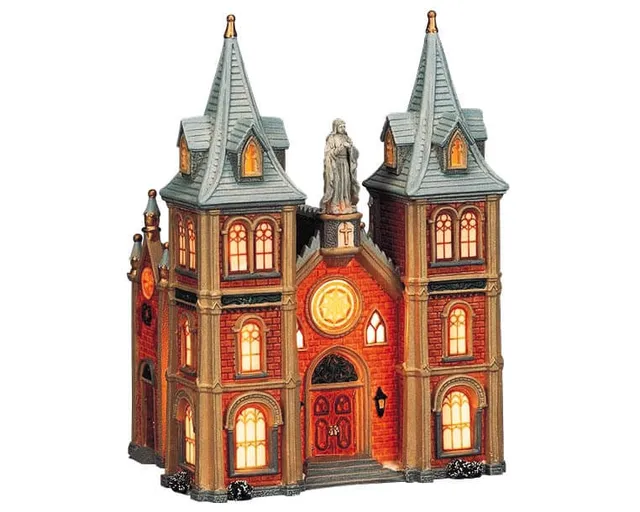 lemax-st-teresa-cathedral-b-timent-glise-miniature-lumineuse image 1