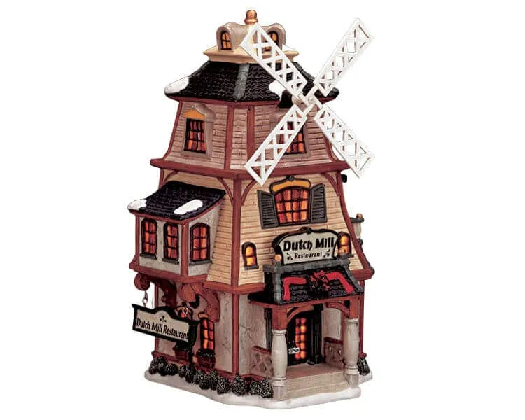 lemax-dutch-mill-restaurant-b-timent-miniature-moulin image 1