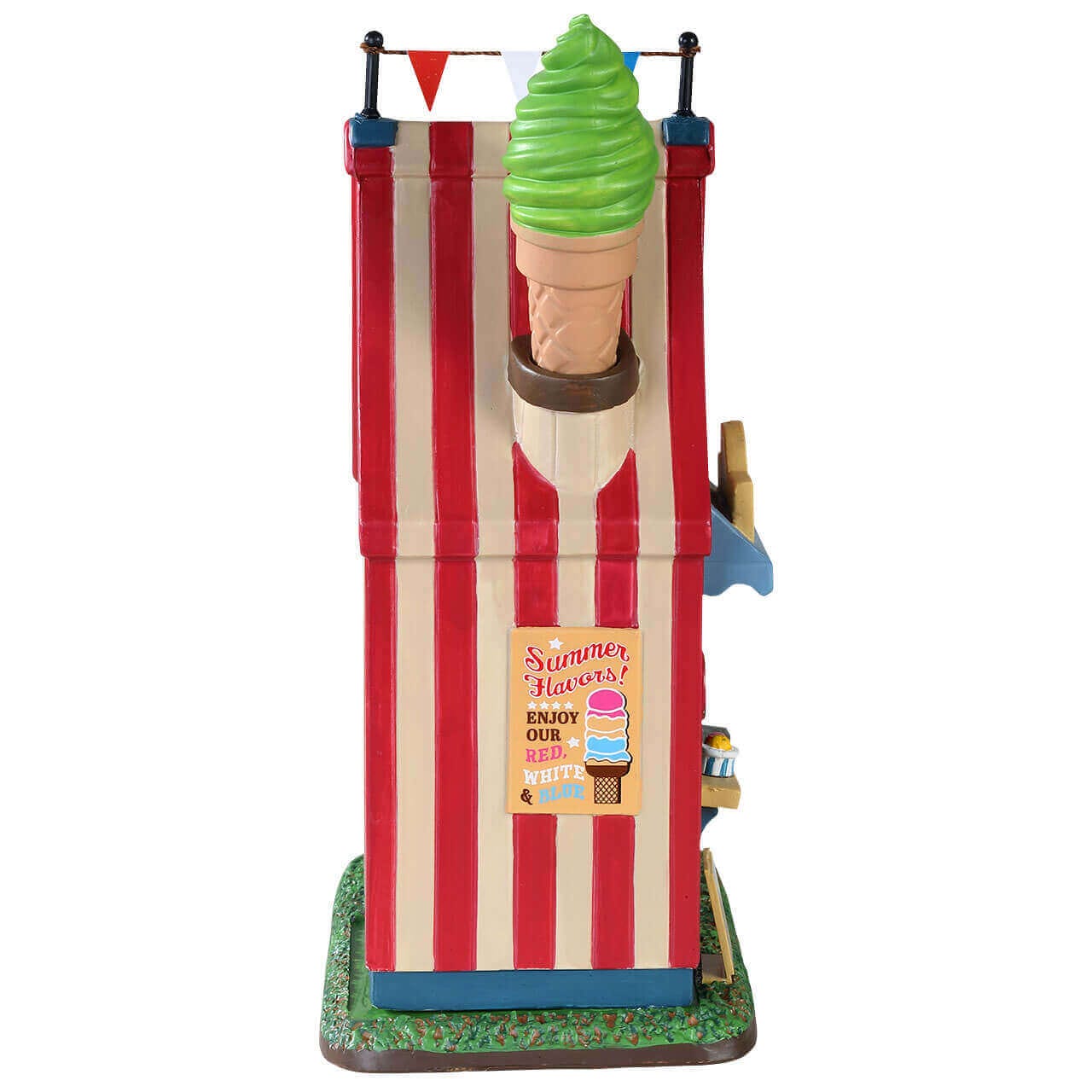 lemax-hamburger-ice-cream-stand-kiosque-miniature image 3