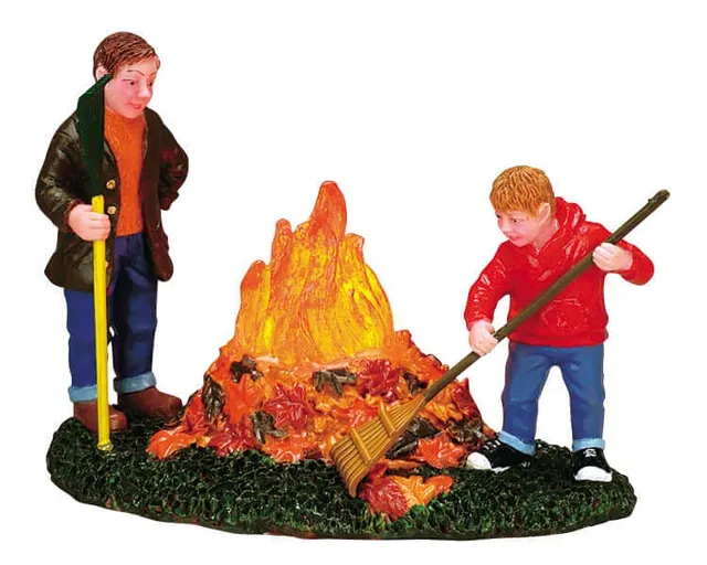 lemax-autumn-chores-figurine-miniature-village-d-automne image 1
