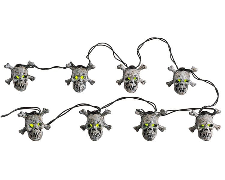 lemax-8-lighted-skull-string-guirlande-lumineuse-8-cr-nes-halloween image 1