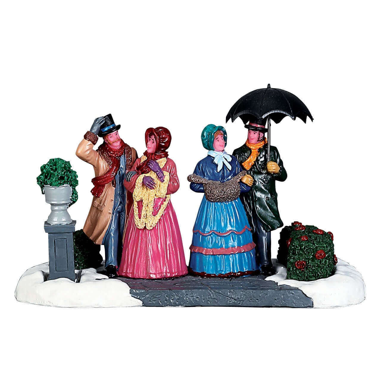 lemax-our-winter-outing-figurine-miniature-de-collection image 1