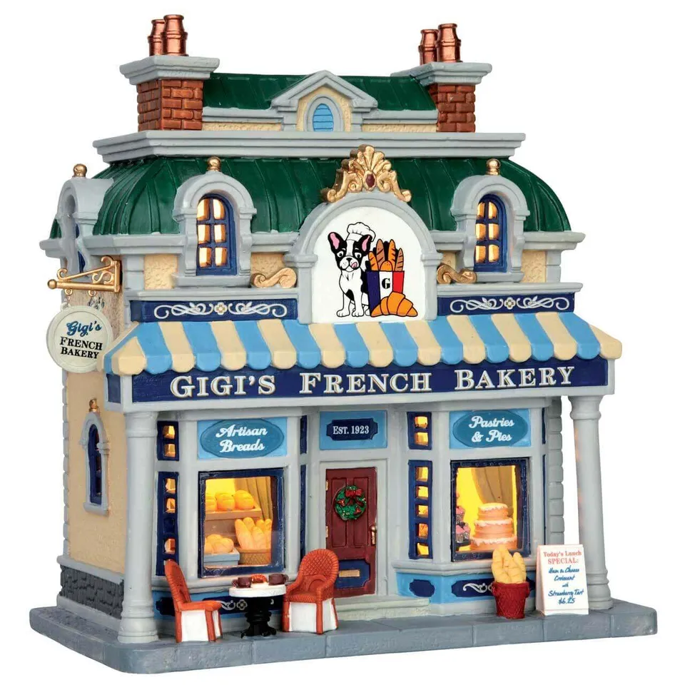 lemax-gigi-s-french-bakery-b-timent-miniature-boulangerie image 1
