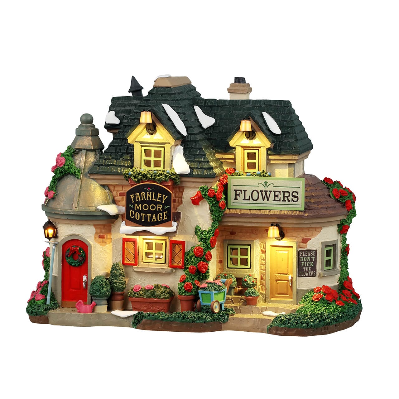 lemax-farnley-moor-cottage-maison-miniature-de-collection-caddington image 2