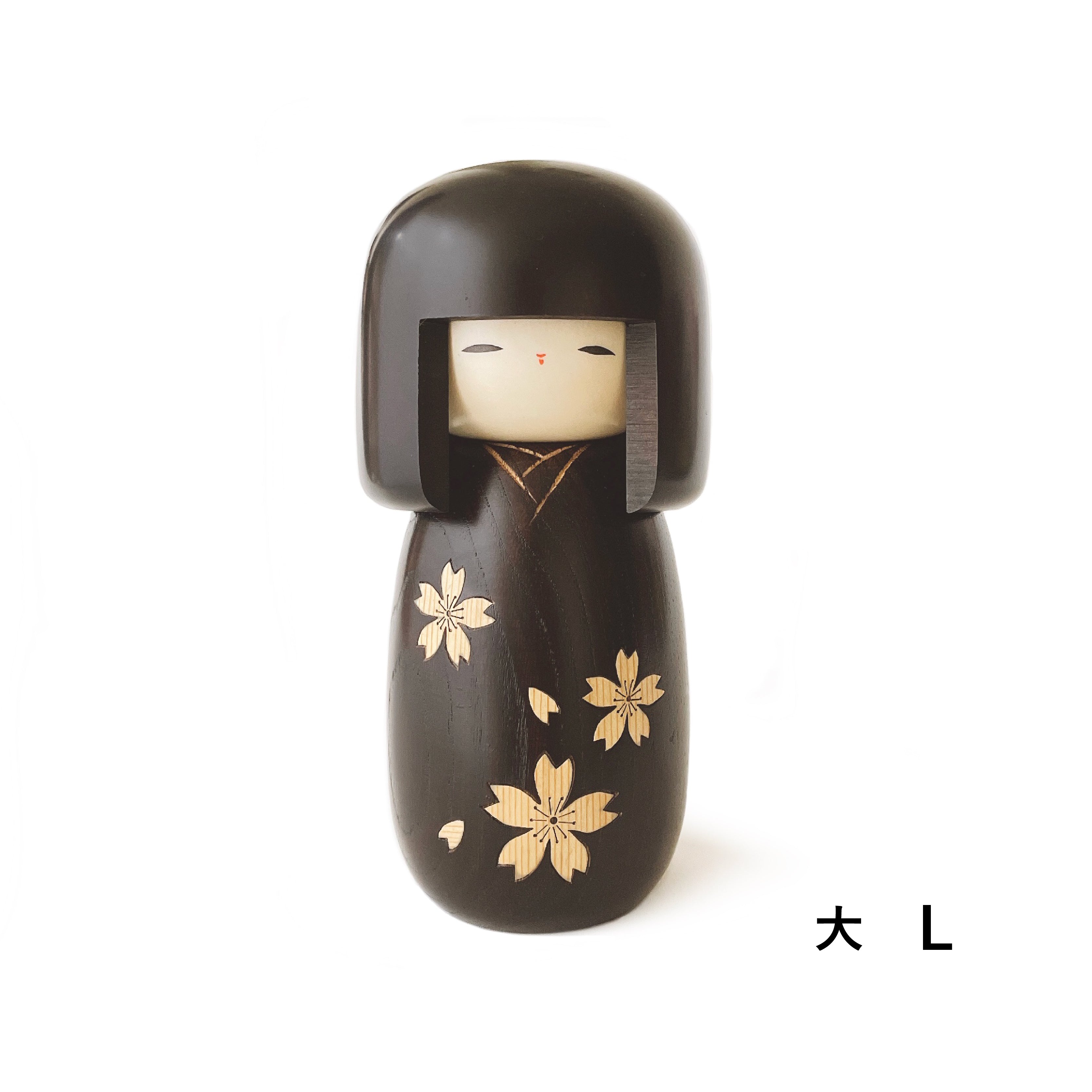 usaburo-kokeshi-zokan-sakura-cerisiers-incrust-s-taille-s-190-mm image 4
