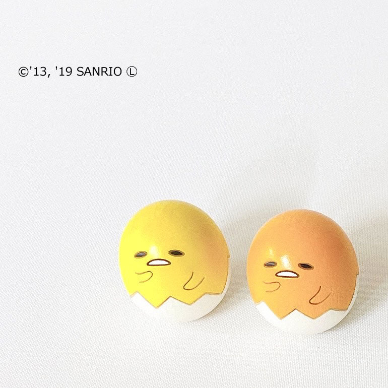 usaburo-kokeshi-gudetama-mame-yellow-miniature-artisanale-35-mm image 6