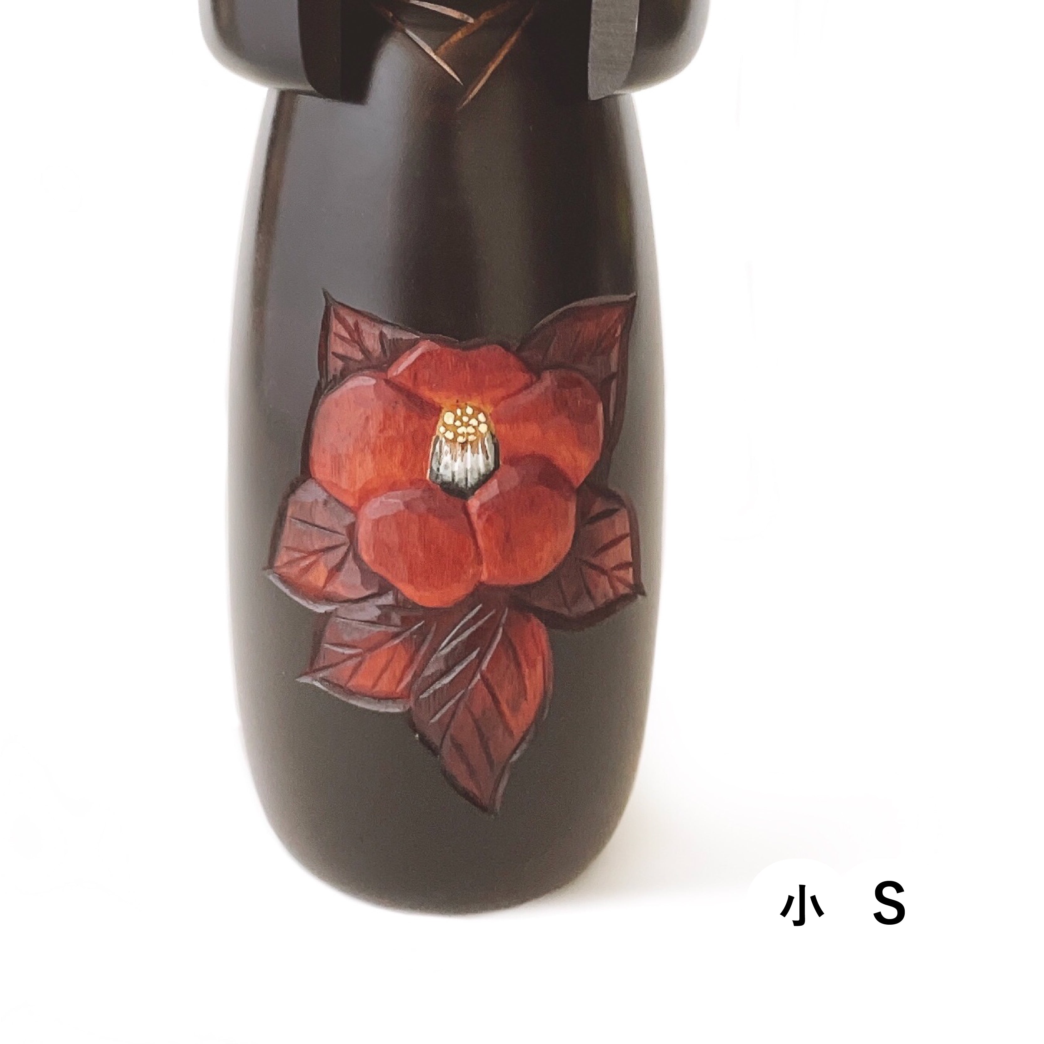 usaburo-kokeshi-yama-tsubaki-camellia-grande-kokeshi-26-31-cm image 3