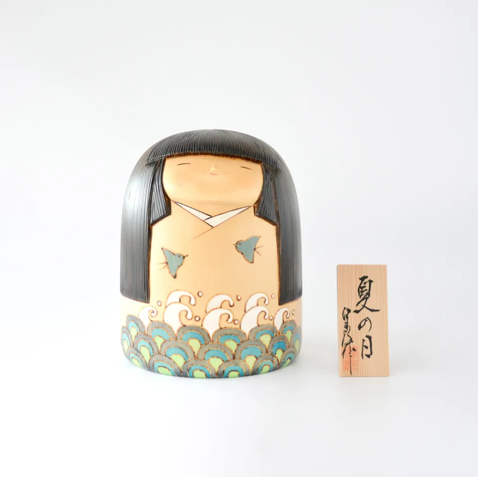 usaburo-kokeshi-natsu-no-hi-one-summer-day-yuji-okamoto-kokeshi-dition-limit-e-1 image 1