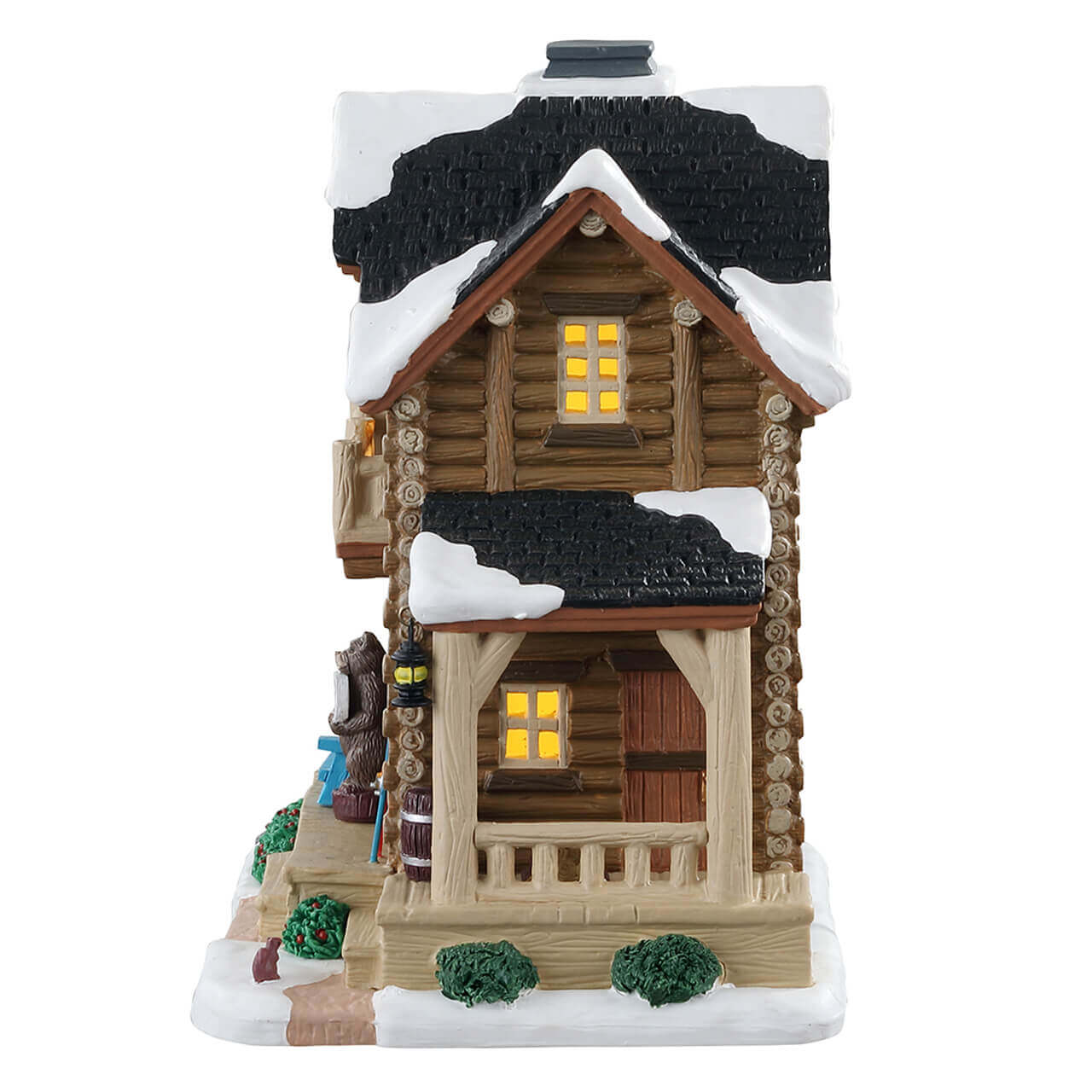 lemax-pop-s-cabin-cabane-de-no-l-lumineuse-vail-village image 3