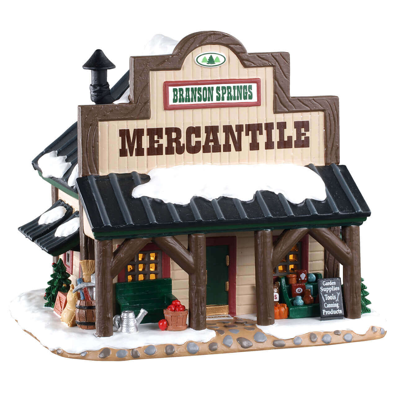 lemax-branson-springs-mercantile-mercerie-jardin-miniature image 4
