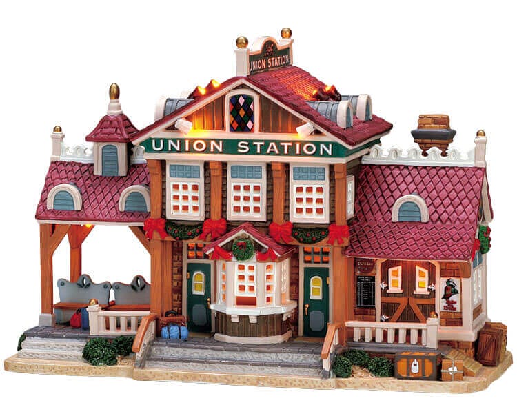 lemax-union-station-gare-miniature-lumineuse image 4