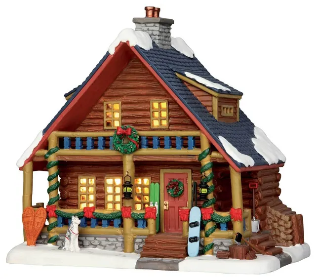 lemax-parker-s-cabin-cabane-miniature-de-village-de-no-l image 1
