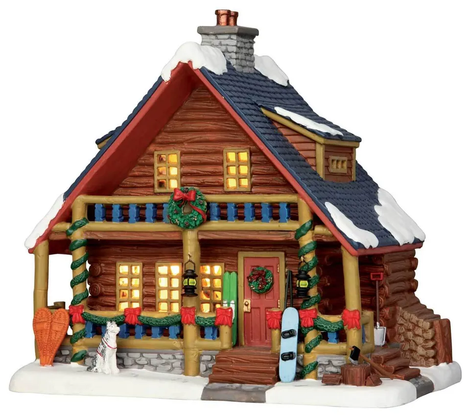 lemax-parker-s-cabin-cabane-miniature-de-village-de-no-l image 1