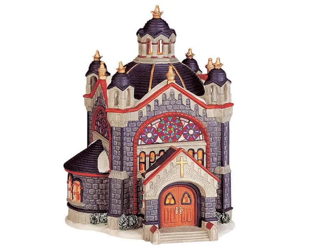 lemax-newgate-chapel-chapelle-miniature-de-village image 1