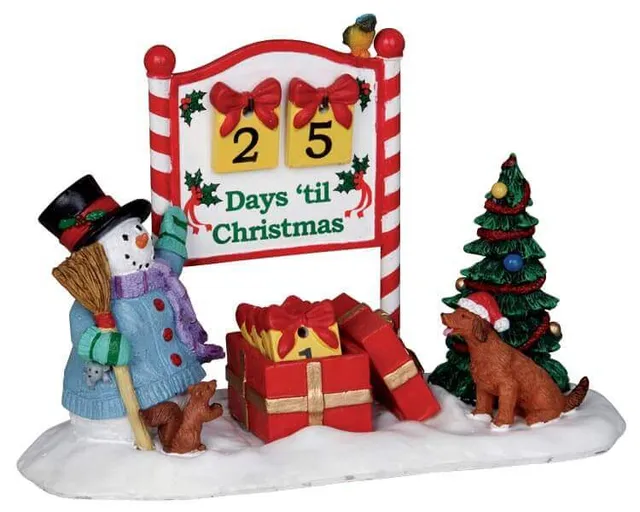 lemax-countdown-to-christmas-d-cor-miniature-compte-rebours image 1