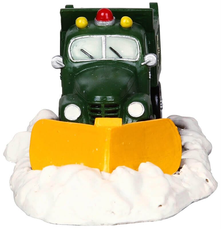 lemax-snowplow-chasse-neige-miniature-de-collection image 2