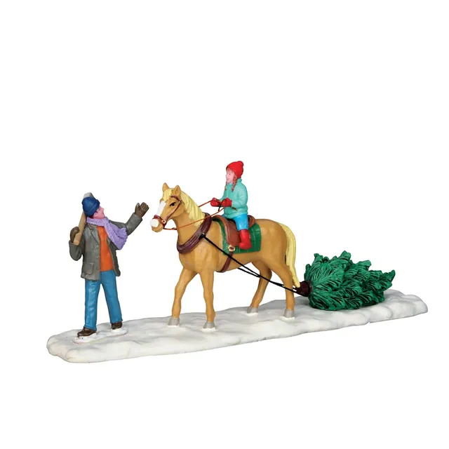 lemax-christmas-on-horseback-figurine-cavali-re-de-no-l image 1