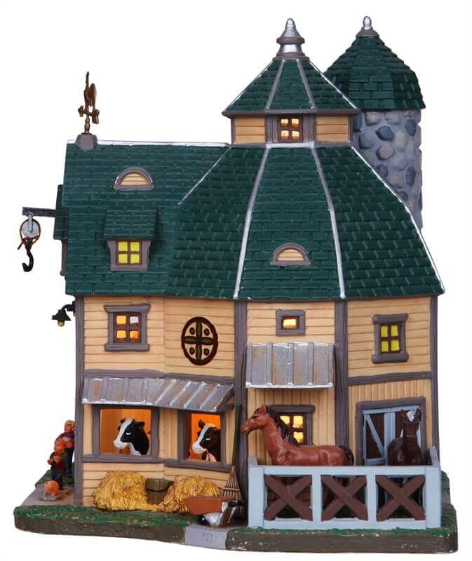 lemax-meadowlark-farm-ferme-lumineuse-village-miniature image 3