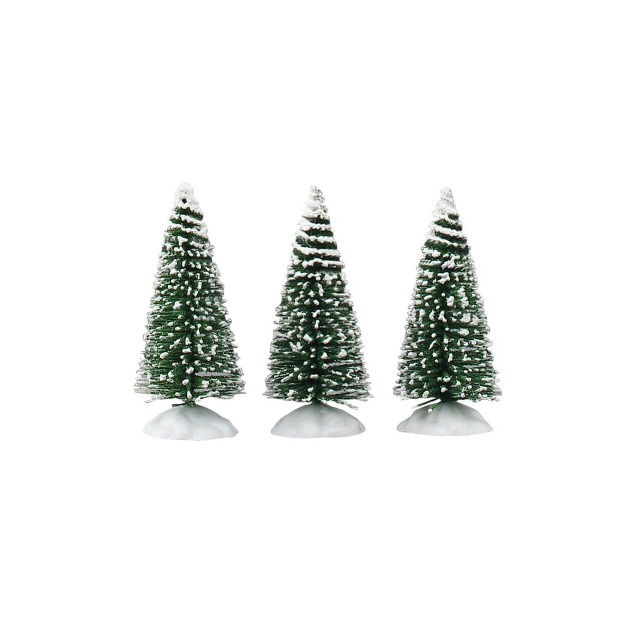 lemax-bristle-tree-mini-set-de-3-lot-3-mini-sapins-bristle image 1
