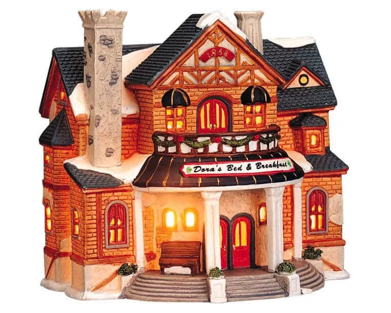 lemax-dora-s-bed-breakfast-miniature-de-collection-maison-d-h-tes image 1