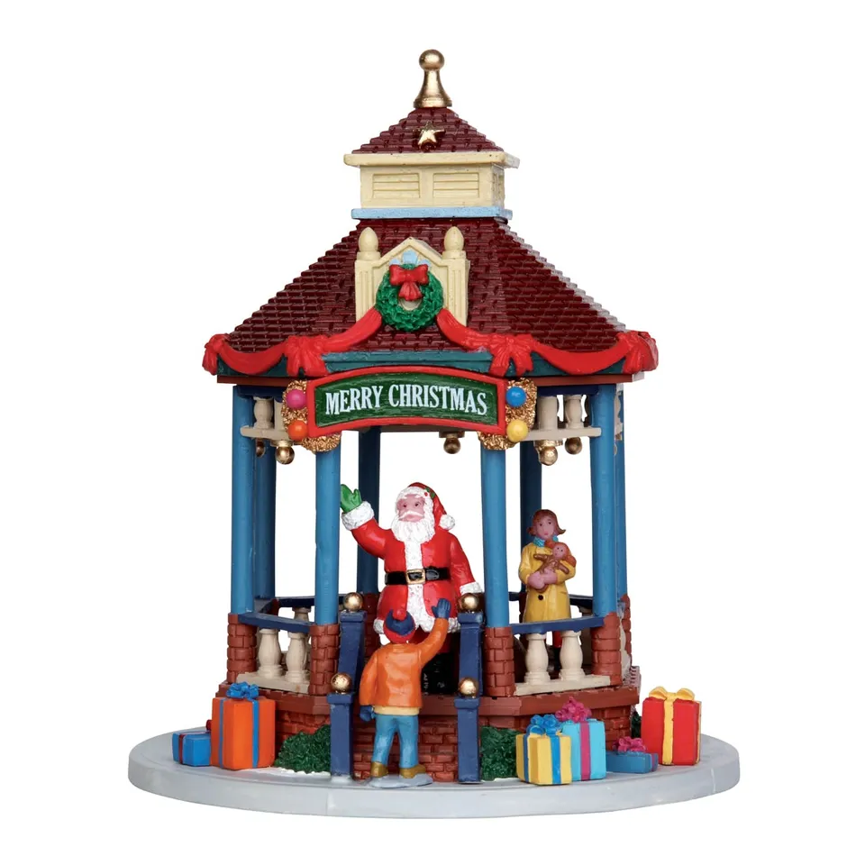 lemax-holly-grove-gazebo-kiosque-miniature-illumin image 1