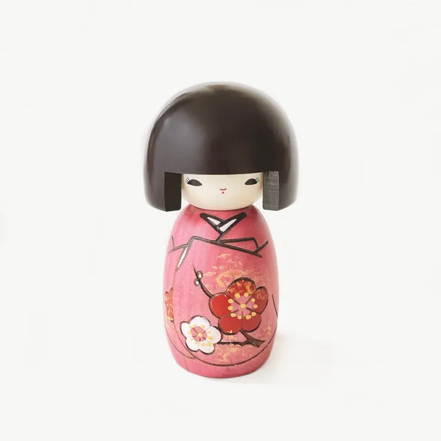 usaburo-kokeshi-okappa-san-bobbed-hair-girl-kokeshi-classique-13-cm image 1