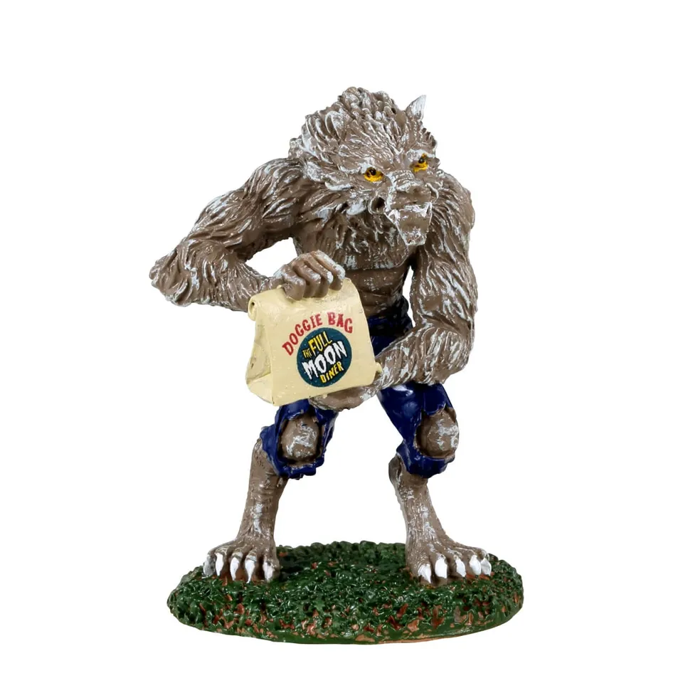lemax-wolfie-eats-out-figurine-spooky-town-full-moon-diner image 1