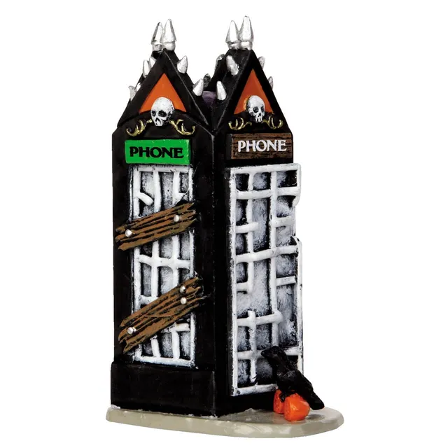 lemax-spooky-phonebooth-cabine-t-l-phonique-hant-e-spooky-town image 1