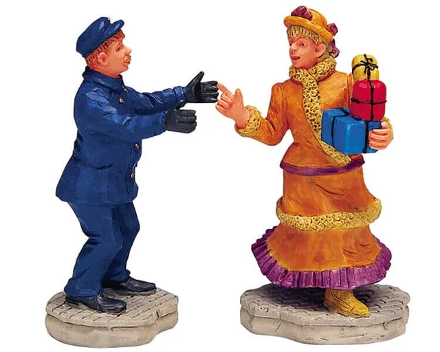 lemax-gift-group-lot-figurines-cadeaux-miniatures-de-collection image 1
