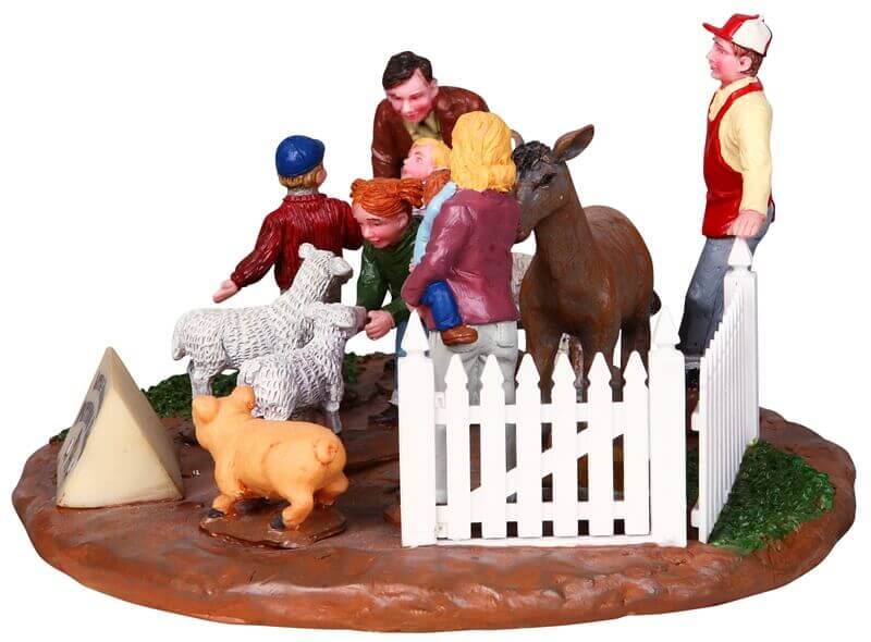 lemax-petting-zoo-figurine-miniature-zoo image 2