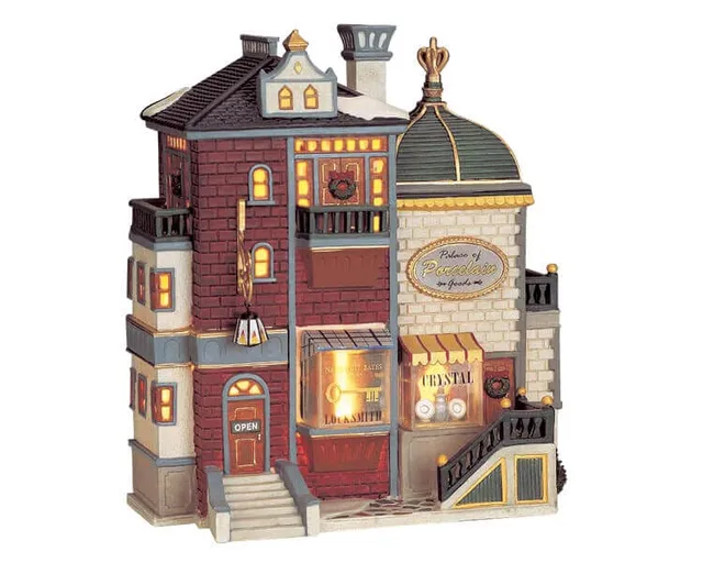 lemax-locksmith-porcelain-palace-b-timent-miniature-lumineux image 1