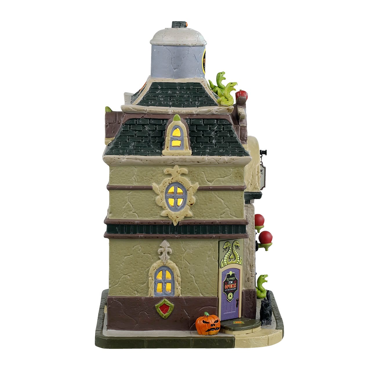 lemax-spooky-town-medusa-s-mane-magic-salon-hant-lumineux image 2