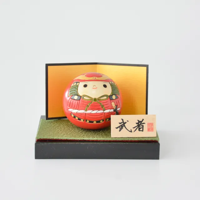usaburo-kokeshi-musha-samurai-set-basique-figurine-miniature-50-mm-avec-display image 1