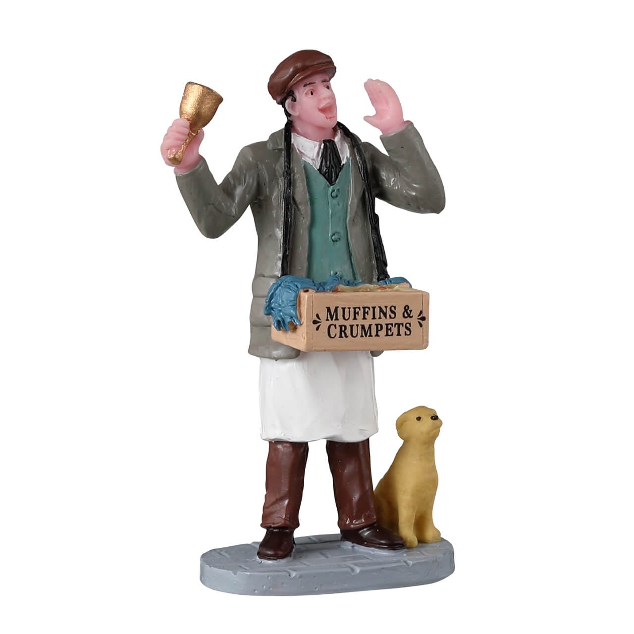 lemax-hot-muffins-and-crumpets-figurine-vendeur-miniature-caddington image 1