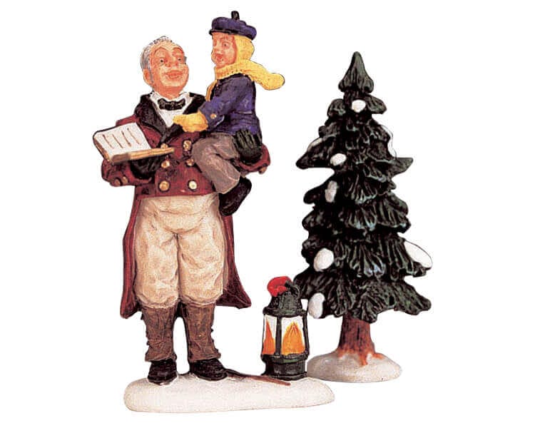 lemax-carolling-granddaddy-figurine-miniature-grand-p-re-chantant-no-l image 1