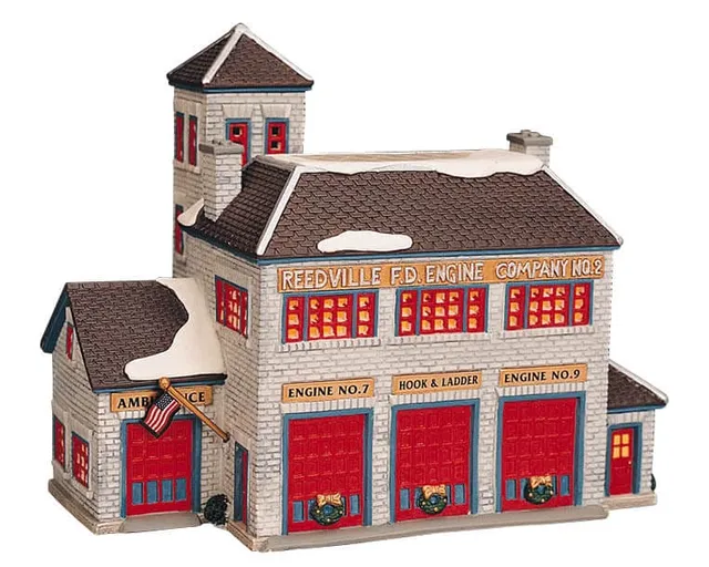 lemax-fire-station-caserne-de-pompiers-miniature image 1