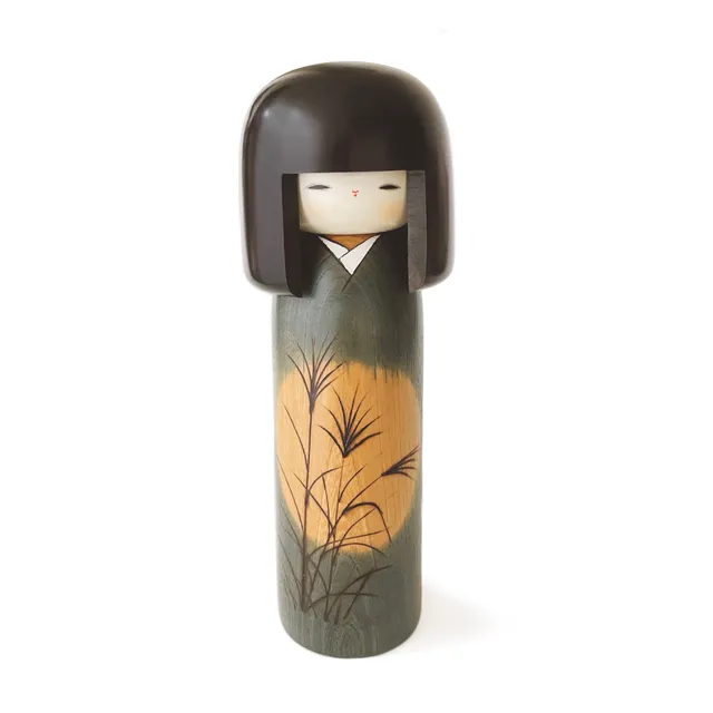 usaburo-kokeshi-shurei-automne-bleu-285-mm image 1