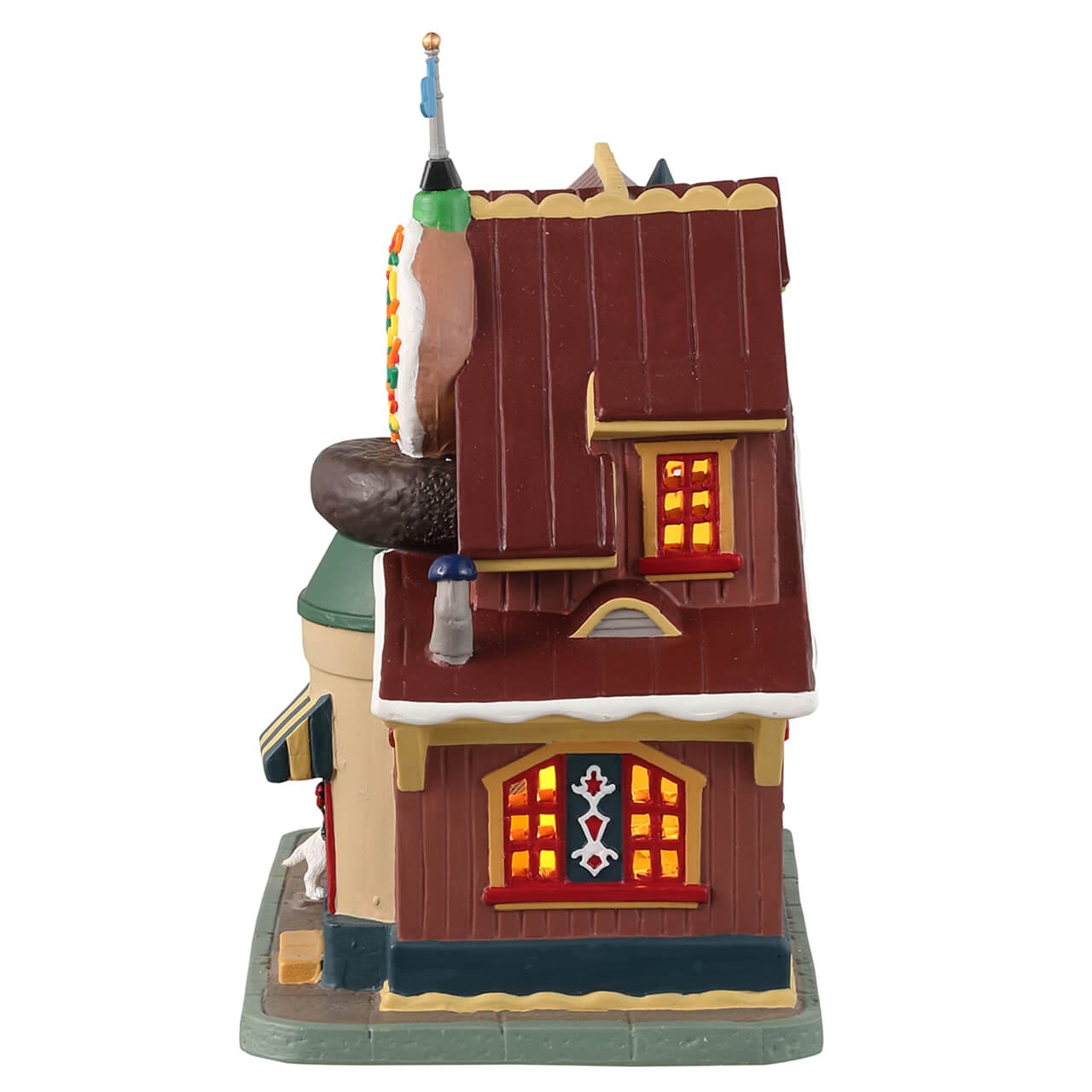 lemax-danny-s-donuts-coffee-boutique-miniature-lumineuse-harvest-crossing image 3