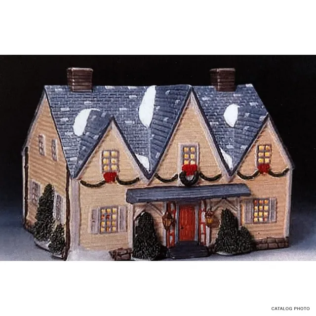 lemax-stratford-house-maison-miniature-illumin-e image 1