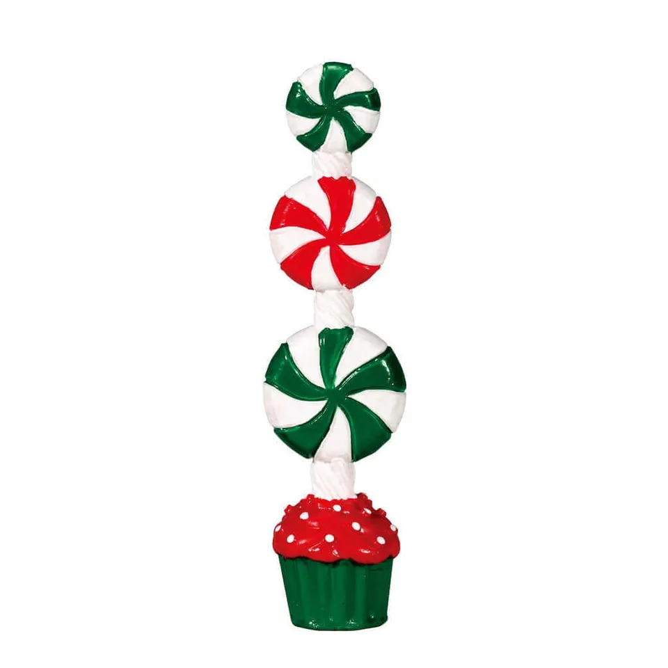 lemax-peppermint-candy-topiary-topiaire-sucre-d-orge-no-l image 1