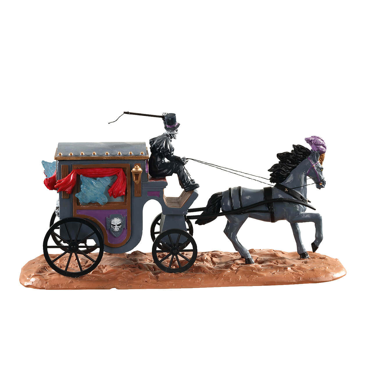 lemax-phantom-coach-cal-che-squelette-spooky-town image 4