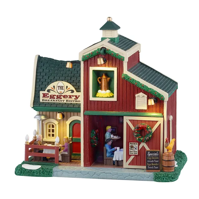 lemax-the-eggery-breakfast-bistro-b-timent-miniature-harvest-crossing image 1