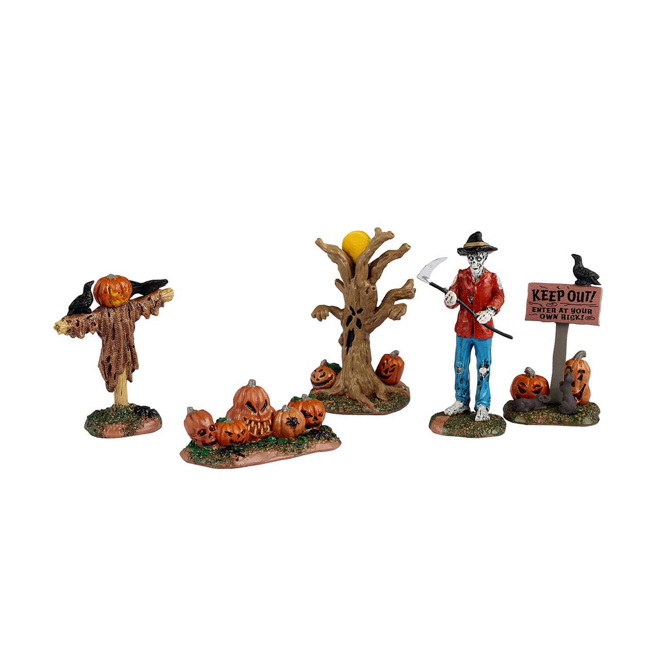 lemax-creepy-pumpkin-patch-d-cor-halloween-spooky-town image 1