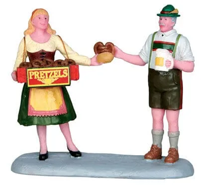 lemax-pretzel-snack-figurine-gourmande-bretzel image 1