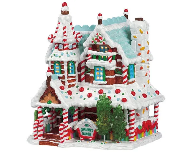 lemax-the-cinnamon-s-manor-maison-miniature-sugar-n-spice image 1