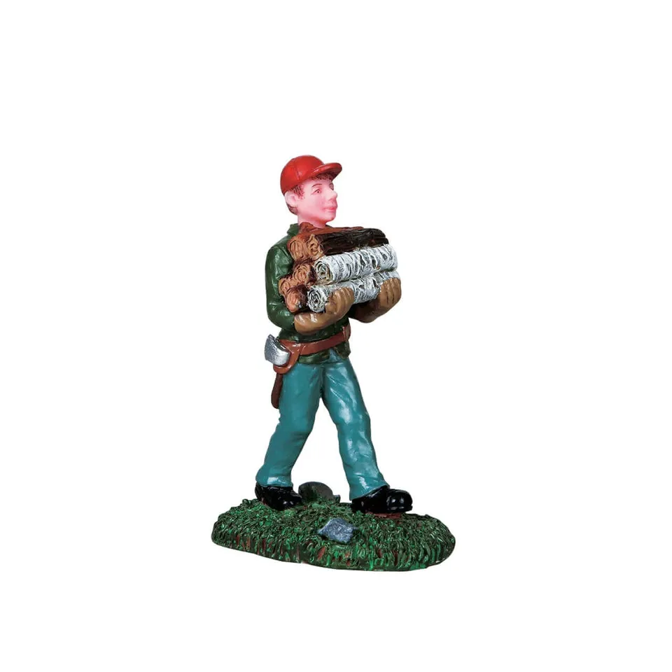 lemax-fuel-for-the-fire-figurine-miniature-vail-village image 1