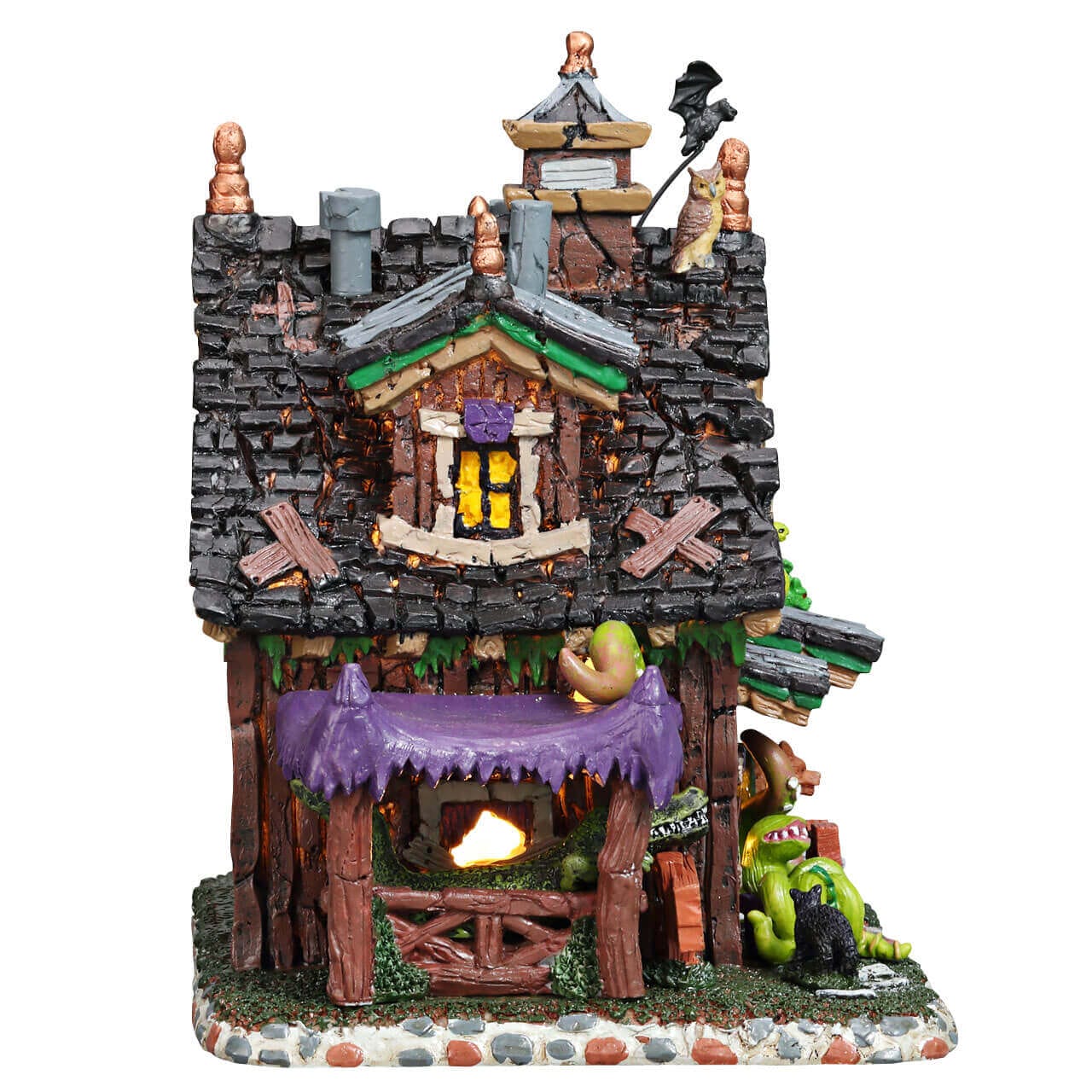 lemax-creepy-crawlies-pet-sitting-b-timent-lumineux-spooky-town image 3