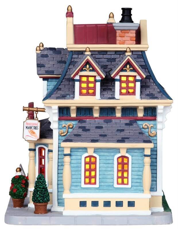 lemax-marie-s-nail-salon-maison-miniature-commerce image 3