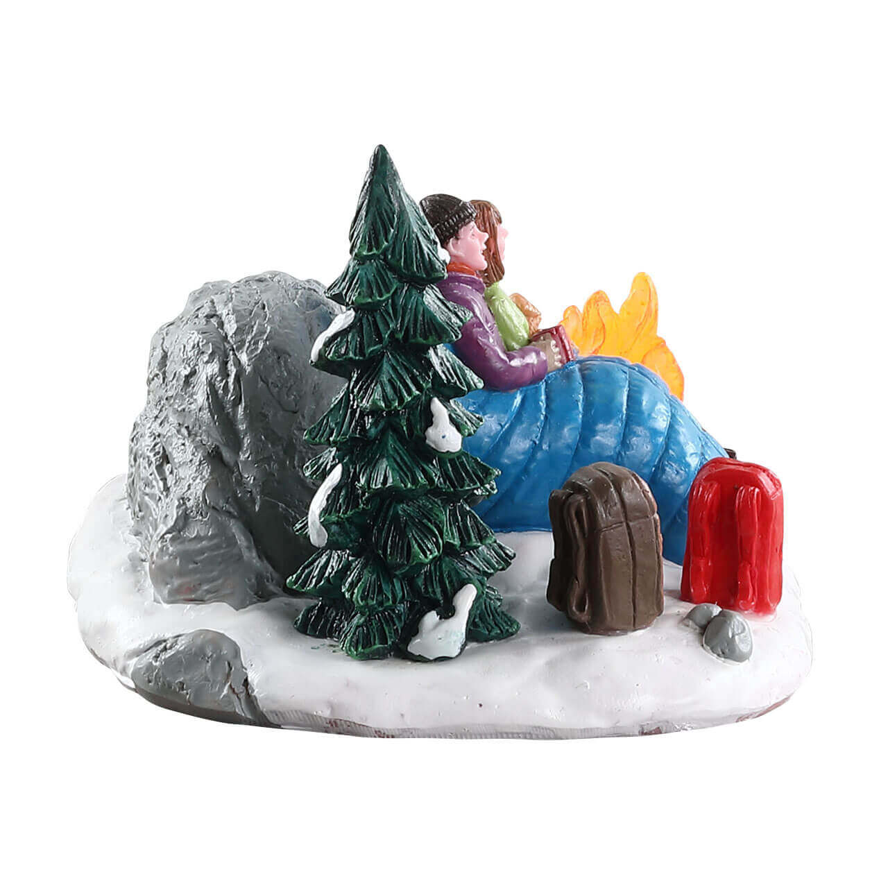 lemax-night-time-campfire-accessoire-miniature-feu-de-camp image 3